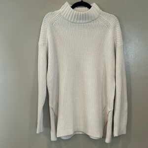 A New Day Mock Neck Tunic Sweater